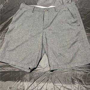 Under Armour Men's Heather Gray Flat Front Shorts